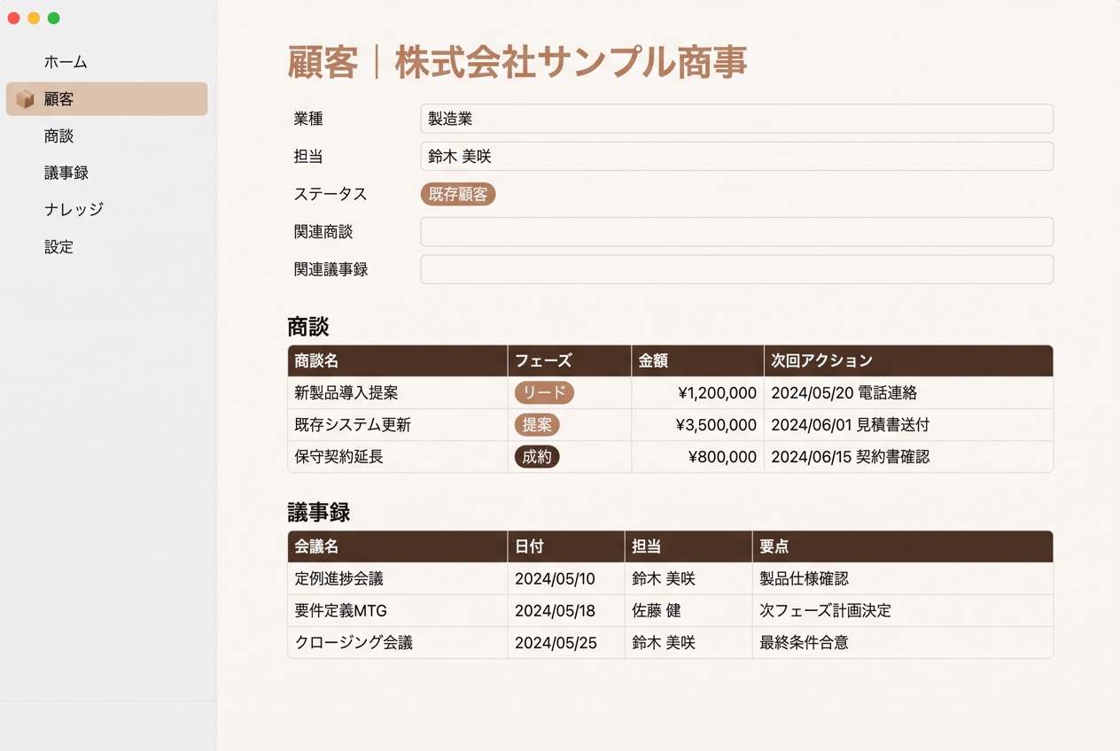 Notion CRM研修|成果物イメージ